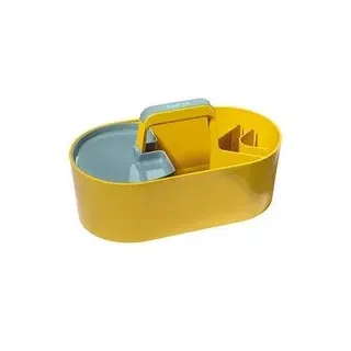 HAN Schreibtisch-Organizer Toolbox Loft gelb Kunststoff 4 Fächer 34,0 x 18,7 x 18,8 cm