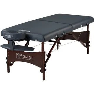 MASTER MASSAGE EQUIPMENT Master Massage 71cm Newport Mobil tragbar Massageliege Massagebett Massagebank Kosmetikliege America Brand-Königsblau
