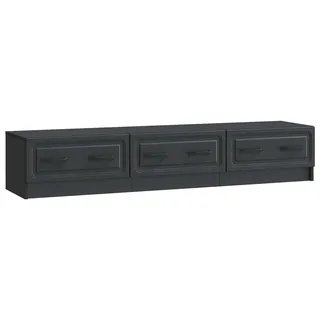 vidaXL TV-Schränk Schwarz 147 x 34,5 x 27 cm Holzwerkstoff - Schwarz