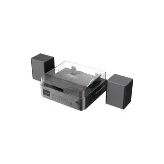 Reflexion Internetradio HiFi-Tuner Schwarz, Braun DAB+, CD-Player, Bluetooth®, Inkl. Lautsprechern