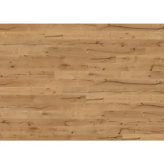 Living by Haro Parkettboden , Eichefarben , Holzwerkstoff , 3-Schicht , 18x220 cm , Blauer Engel, Pefc, Made in Germany , pflegeleicht, widerstandsfähig, abriebbeständig, für Fußbodenheizung geeignet, stuhlrollengeeignet , Teppiche und Böden, Bodenbeläge, Parkettböden, Landhausdiele