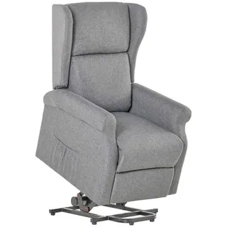 Homcom Fernsehsessel Textil 72,5 x 109 x 94 cm grau