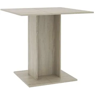vidaXL Sonoma-Eiche 80 x 75 x 80 cm braun