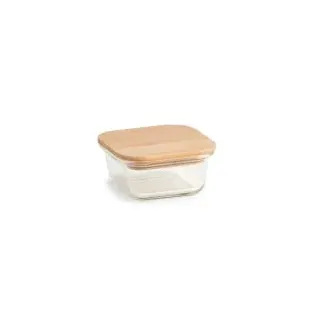 Zeller Vorratsbehälter eckig transparent 11,2 x 11,2 x 5 cm 0,32 l