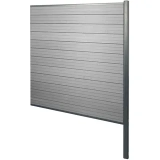 Mendler Windschutz 185 x 241 cm grau WPC