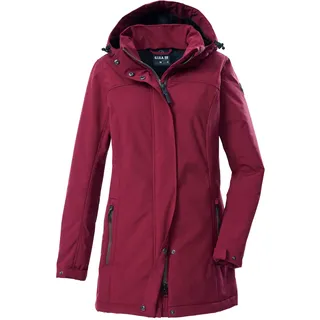 G.I.G.A. DX Damen Softshellparka mit abzippbarer Kapuze GW 36 WMN SFTSHLL PRK, bordeaux, 38,