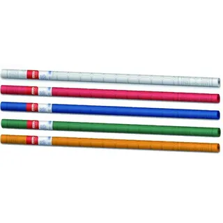 Tischdecken Papier Atlaskante Einfarbig Blau 1,2X 7 M 25 Stücke