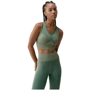 Born Living Yoga Buddha Sport-top Mit Mittlerer Bis Hoher Unterstützung - Deep Green / Grain - L
