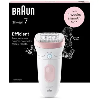 Braun Silk-épil 7 7-000 rosa/weiß