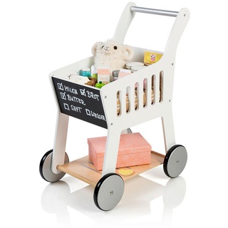 MUSTERKIND KINDEREINKAUFSWAGEN Weiß - 30.5x61x47 cm