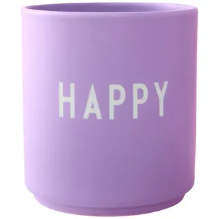 Design Letters Lieblingsbecher Violett HAPPY Tasse | Weihnachten, Weihnachtsdeko, Weihnachtsgeschenke für Frauen, Männer | Kaffeetassen Weihnachtsgeschenke Kleinigkeiten | Kaffeebecher Porzellan