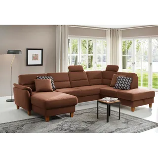 Home Affaire Wohnlandschaft Mikrofaser 3-Sitzer Braun