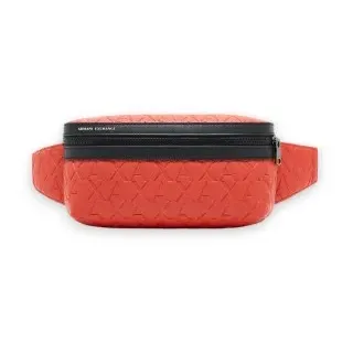 A|X Armani Exchange für Herren. XM000844AF12133U3045 Gürteltasche Logo rot (OSFA), Lässig, Polyester