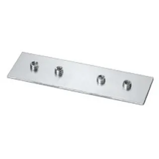 Homeware Verbinder , Alufarben , Metall , 60 mm , 8 cm , Grüner Punkt , Heimtextilien, Vorhänge, Vorhangzubehör