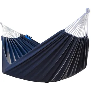 Potenza Outdoor Hängematte 220 x 160 cm, Belastbarkeit bis 200 kg Doppelhängematte XXL (Grau)