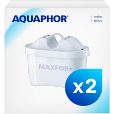 AQUAPHOR Filterkartusche MAXFOR+ Pack 2 I Filtert Kalk & Chlor sowie Schwermetalle & andere Stoffe I 200l klares Wasser I Mit AQUALEN Technologie I Für besseres Essen & Trinken