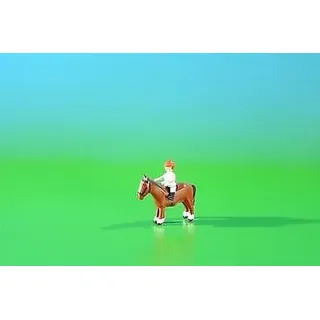 Miniatur Reiter Figurengröße ca 2,6 cm NEU Weihnachtsfiguren Holzfiguren Seiffen