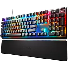 SteelSeries Apex Pro Mechanische Gaming-Tastatur – einstellbare Betätigungsschalter – weltweit schnellste mechanische Tastatur – OLED Smart Display – RGB Hintergrundbeleuchtung