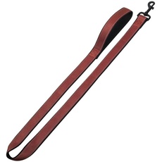 Nobby Leine Classic Reflect SOFT, terracotta / schwarz L: 120 cm, B: 15 mm, 1 Stück