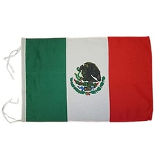 AZ FLAG Flagge MEXIKO 45x30cm mit Kordel - MEXIKANISCHE Fahne 30 x 45 cm - flaggen Top Qualität