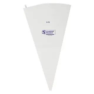 SCHNEIDER Spritzbeutel, Standard, weiß, Lebensmittelechte Spritztülle, Gr. 9, 700 mm lang