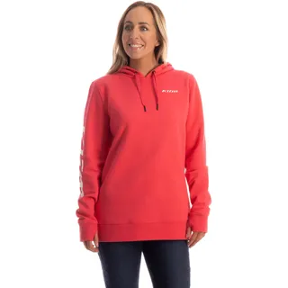 Klim Mariposa Long, Kapuzenpullover Damen - Rot/Hellgrau - XL