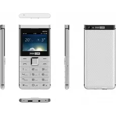 Maxcom MM 760 Dual Sim White Phone (2.20", 2 Mpx, 2G), Tastenhandy, Weiss