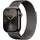 Watch Series 10 GPS+Cellular 42 mm Titaniumgehäuse grau Edelstahlarmband grau M