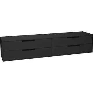 Mäusbacher Bonnie Lowboard 216x47x45 cm Grau/Metall/Holzwerkstoff
