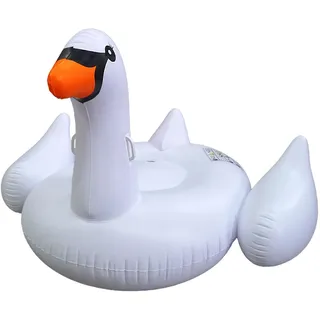 Best Sporting aufblasbares XXL Schwimmtier Schwan - weiß