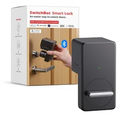 Bild Smart Lock, Bluetooth elektronisches Türschloss, intelligentes Türschloss für das Öffnen der Türen ohne Austausch zu müssen, kompatibel mit WiFi Bridge (separat erhältlich), Schwarz