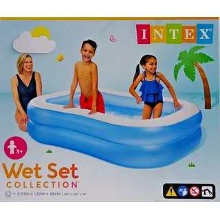 Intex Aufblasbare Familienpools 540 L - Blue - 203 x 152 x 48 cm