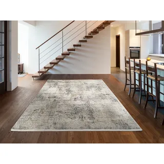 OCI DIE TEPPICHMARKE BESTELLER CAVA Designer-Teppich 67 x 130 cm Grau