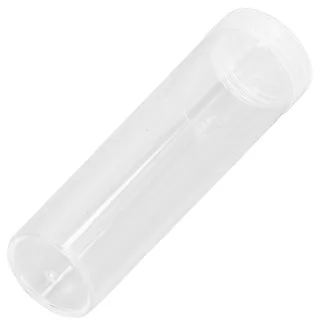 TOPINCN Münzröhrchen, 25 Mm / 0,98 Zoll, Runde Kunststoffröhrchen Zur Aufbewahrung von Münzen, Münzsammlung mit Polsterschwamm, Halterboxen für Münzablagen