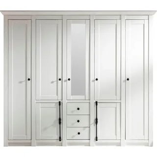 Home Affaire Wäscheschrank California 236 x 206 x 64 cm Weiß