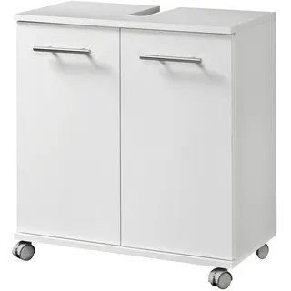 Schildmeyer Waschbeckenunterschrank Isola 60 x 63,5 x 32,5 cm Weiß