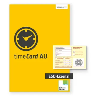 Reiner SCT Jahreslizenz timeCard AU, 100 MA, ESD, 1 Jahr