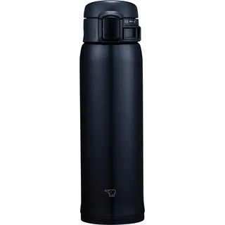 ZOJIRUSHI SM-SR48-BC Thermobecher 480 ml – Isolierflasche für Kaffee & Tee, auslaufsicher, kompakt, ideal für Büro, Auto & unterwegs, Schwarz Glitzer
