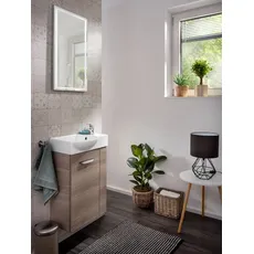 FACKELMANN Waschbeckenunterschrank »SBC«, Badmöbel für Gäste-WC, Breite ca. 45 cm, beige