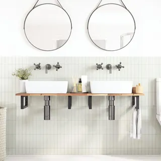 vidaXL Waschtischplatte Unbehandelt 160x40x2 cm Massivholz Akazie - Braun