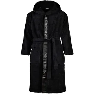 Emporio Armani Sponge" Bathrobe Bademantel - Black - M,