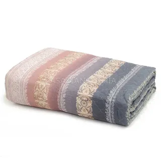 Bassetti MONREALE Tagesdecke aus 100% Baumwolle in der Farbe Sand M1, Maße: 265x255 cm - 9322000
