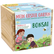 Feel Green ecobox-Kids-Edition Bonsai, Nachhaltige Geschenkidee (100% Eco Friendly), Grow Your Own/Anzuchtset, Made in Austria