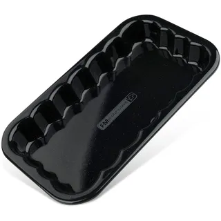 FMprofessional Grillschale aus emailliertem Edelstahl by Fackelmann – Wiederverwendbare Schale für den Grill oder Backofen – Pfännchen für Gemüse und Grillkäse...