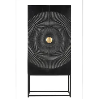 SIT Möbel SIT Mehrzweckschrank 1 Stk. tlg. mit Schnitzmuster und goldfarbenem Griff, goldfarben