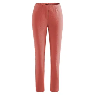 Stehmann Loli3-742 Hose 7/8-Länge, schmale Basic-Form mit Schlitz am Saum - Orange