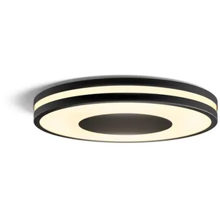 Philips Hue White Amb. LED-Deckenleuchte Being inkl. Dimmschalter, schwarz, dimmbar, alle Weißschattierungen, steuerbar via App, kompatibel mit Amazon Alexa (Echo, Echo Dot)