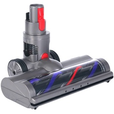 KENVOR Bürste kompatibel mit Dyson V7, V8, V10, V11, V15, Bodenbürste mit Direktantrieb und 4 LED-Leuchten für Kurzflorige Teppiche und Hartböden