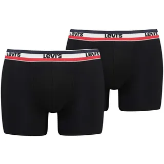 Levi's® Boxershorts »Boxershort 2er Pack«, schwarz