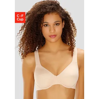 LASCANA Minimizer-BH mit Bügel aus seidiger Microfaser – ideal für große Größen, toffee